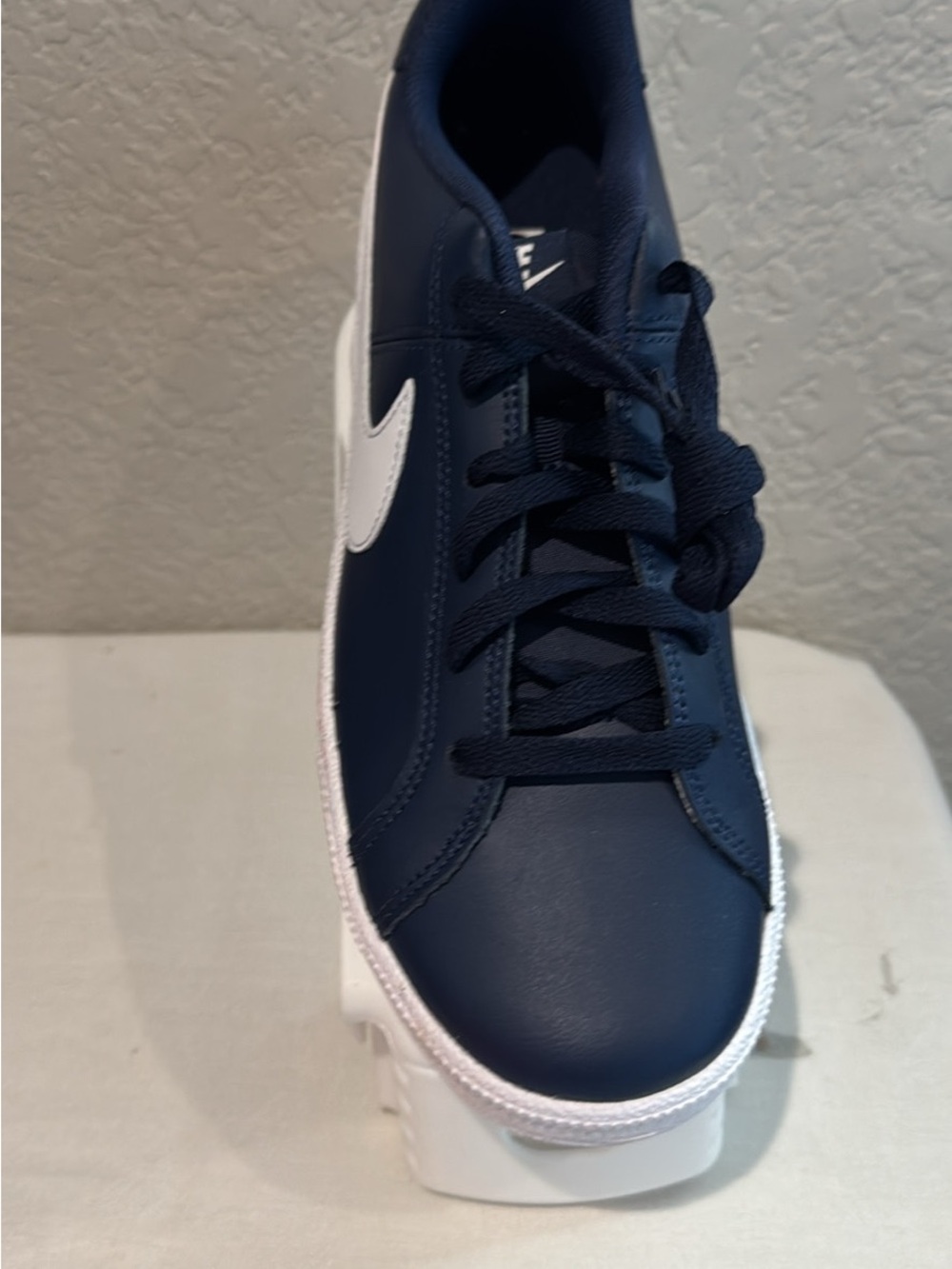 Nike court Navy & White